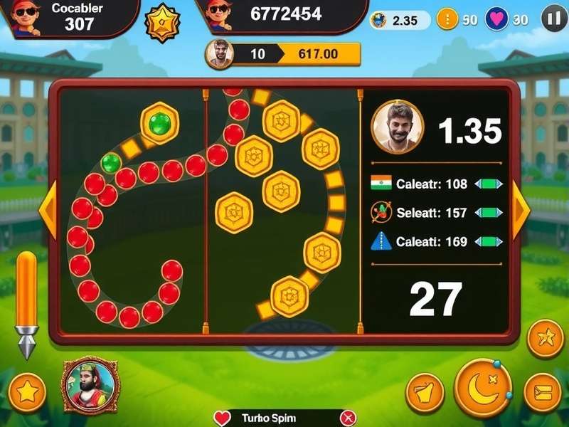 Turbo Spin Conqueror gameplay screenshot showing strategic elements
